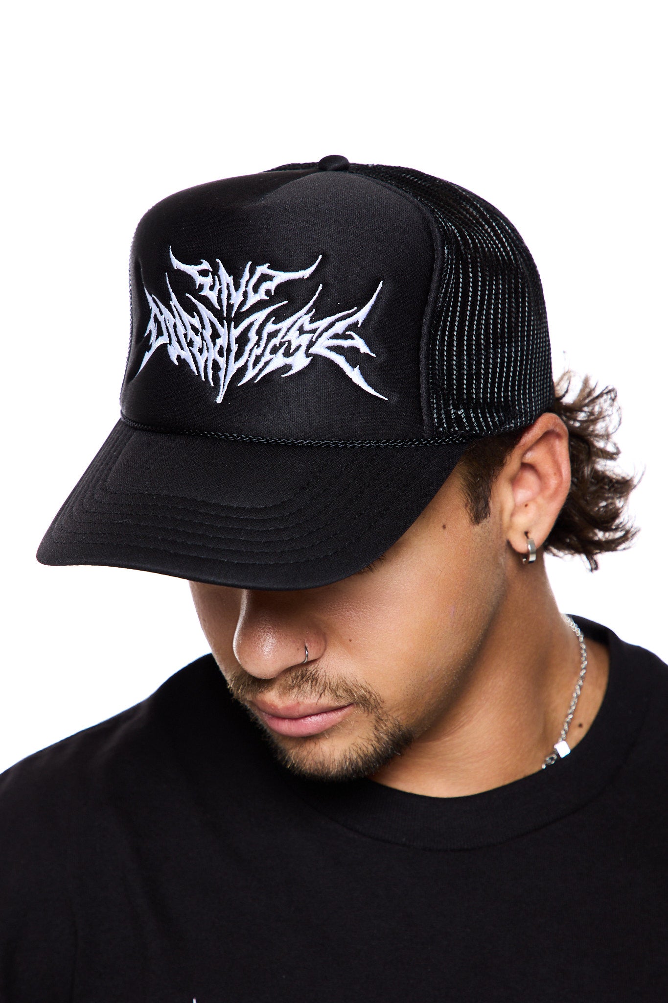 Metal Logo Trucker Hat
