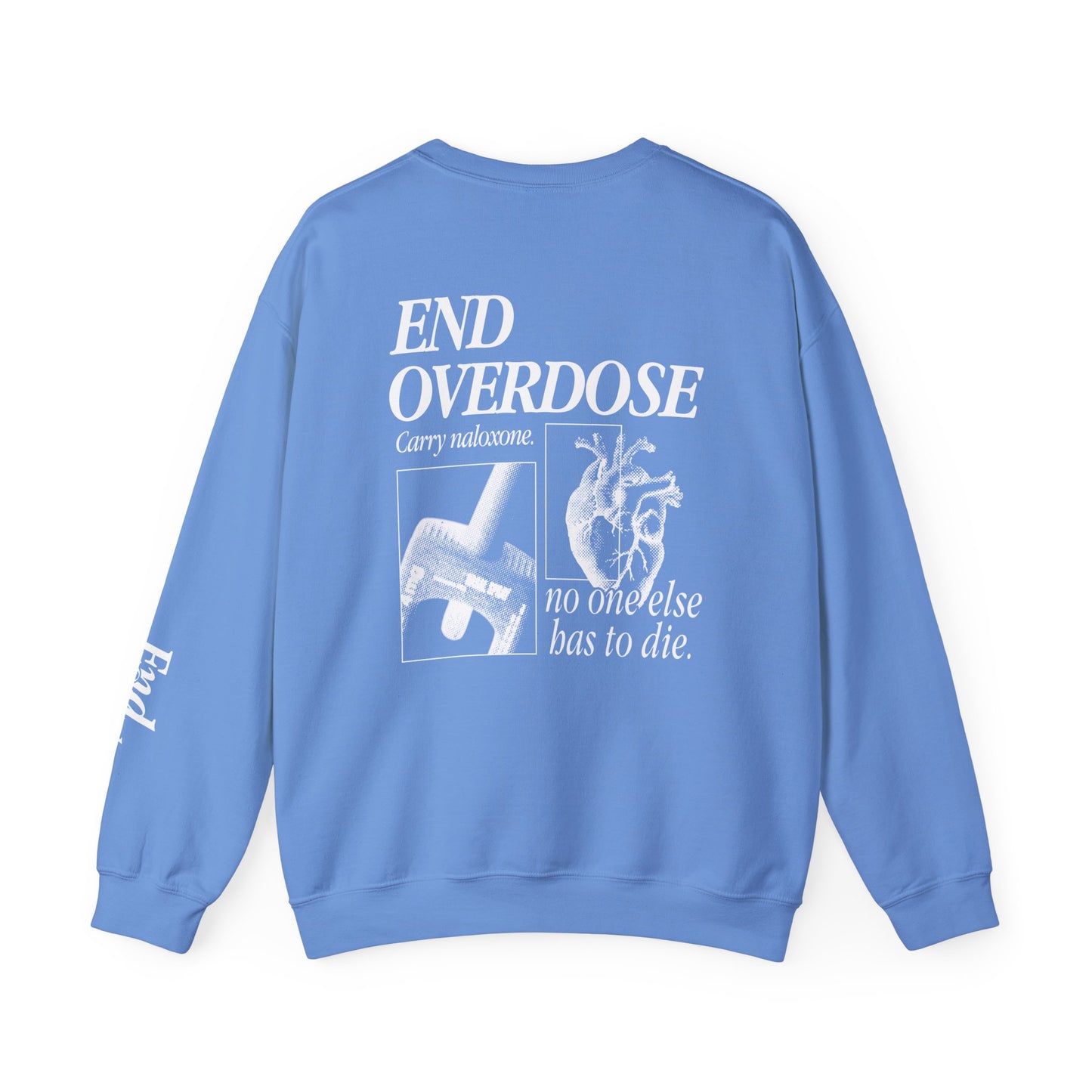 Carry Naloxone Heart Crewneck