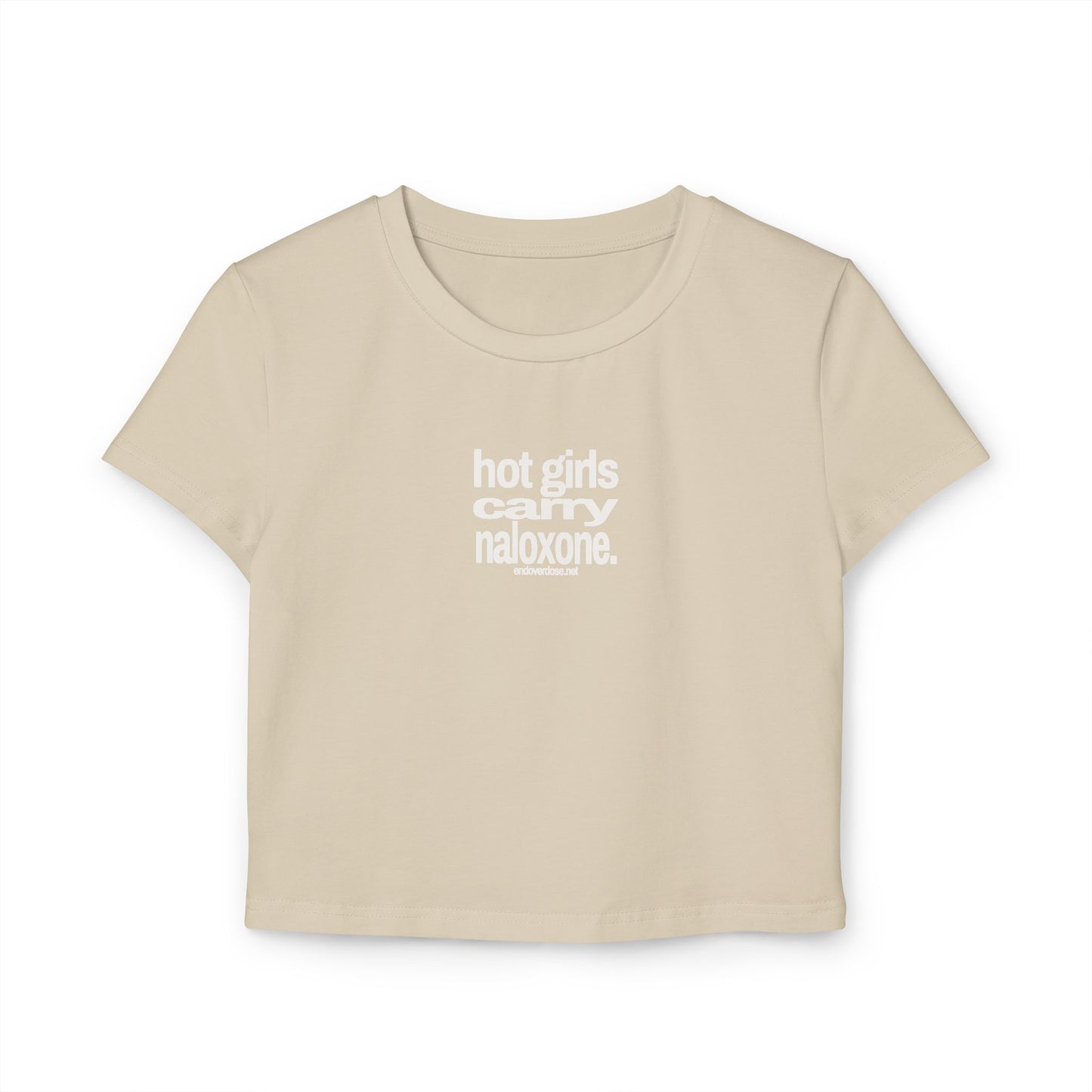 Hot People Carry Naloxone - Women's Baby Tee