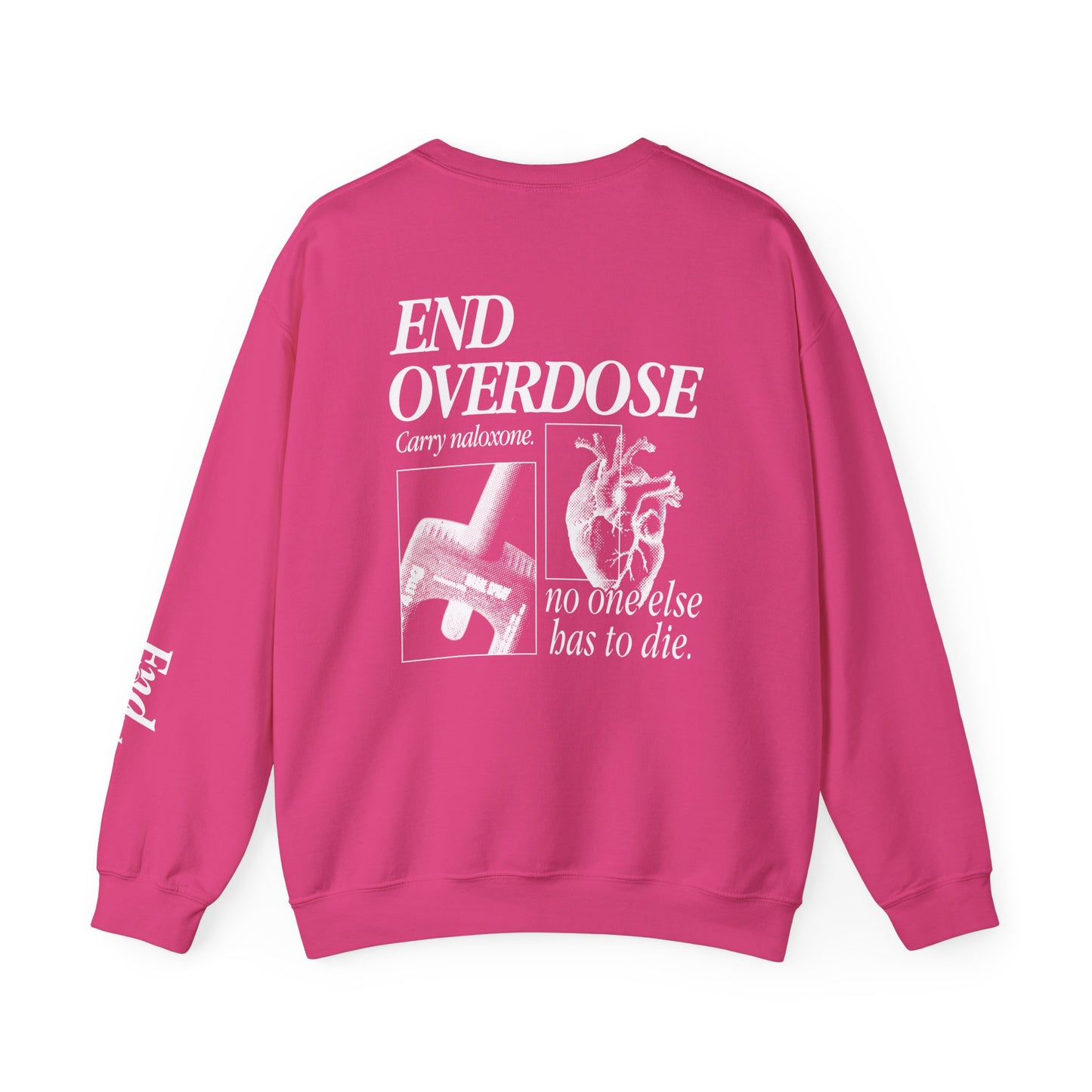 Carry Naloxone Heart Crewneck