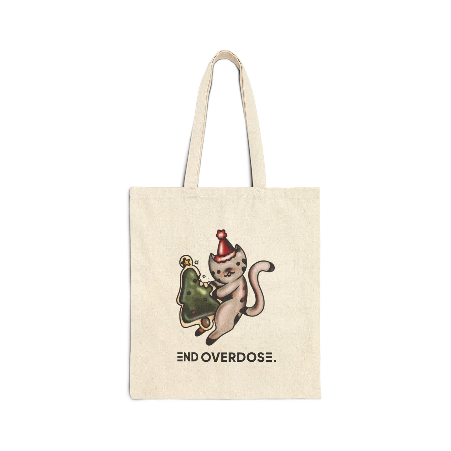 Holiday Cat Tote Bag