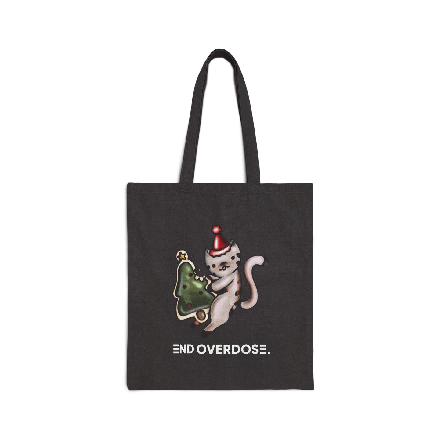 Holiday Cat Tote Bag
