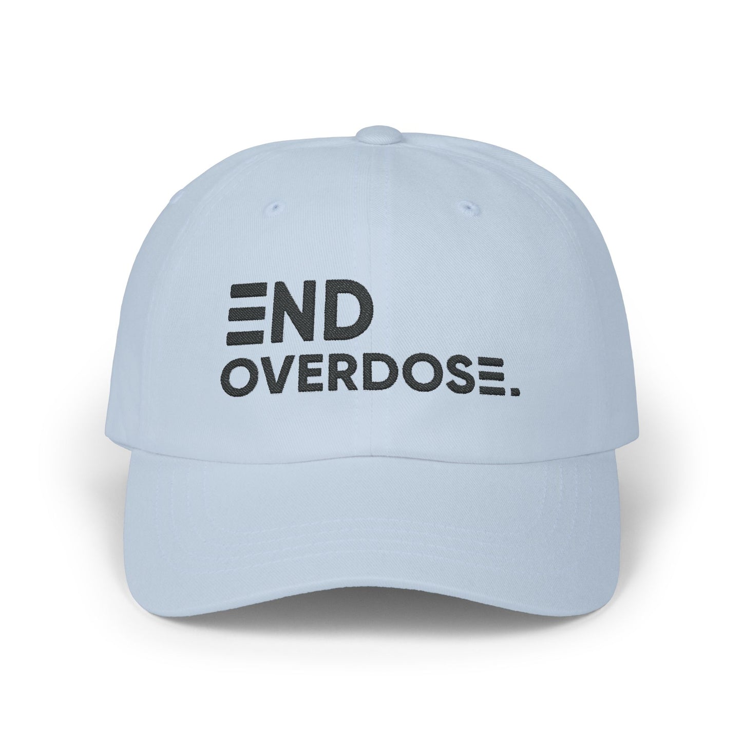 Black Logo Embroidered Classic Dad Cap