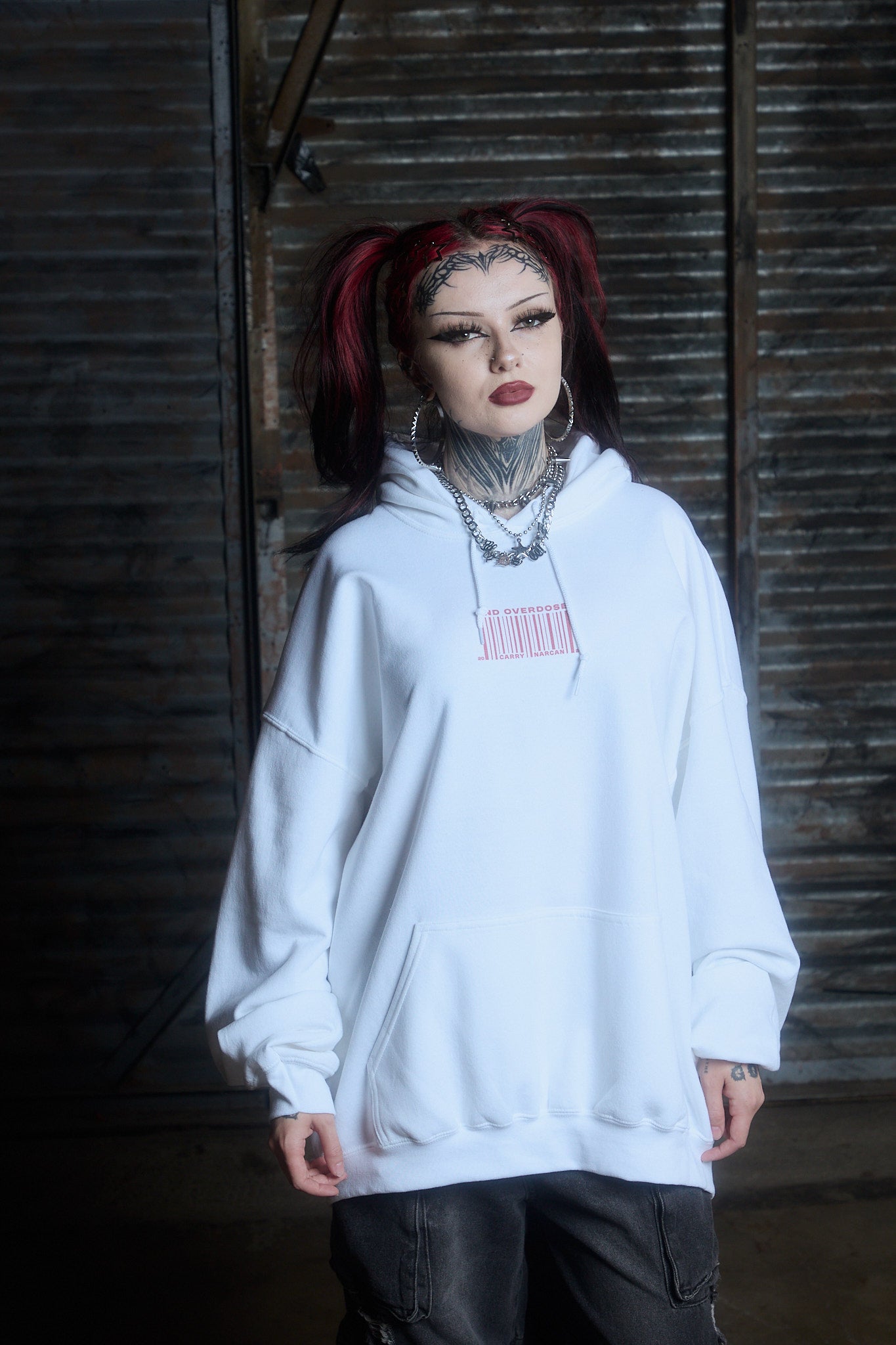 EO Barcode Hooded Sweatshirt