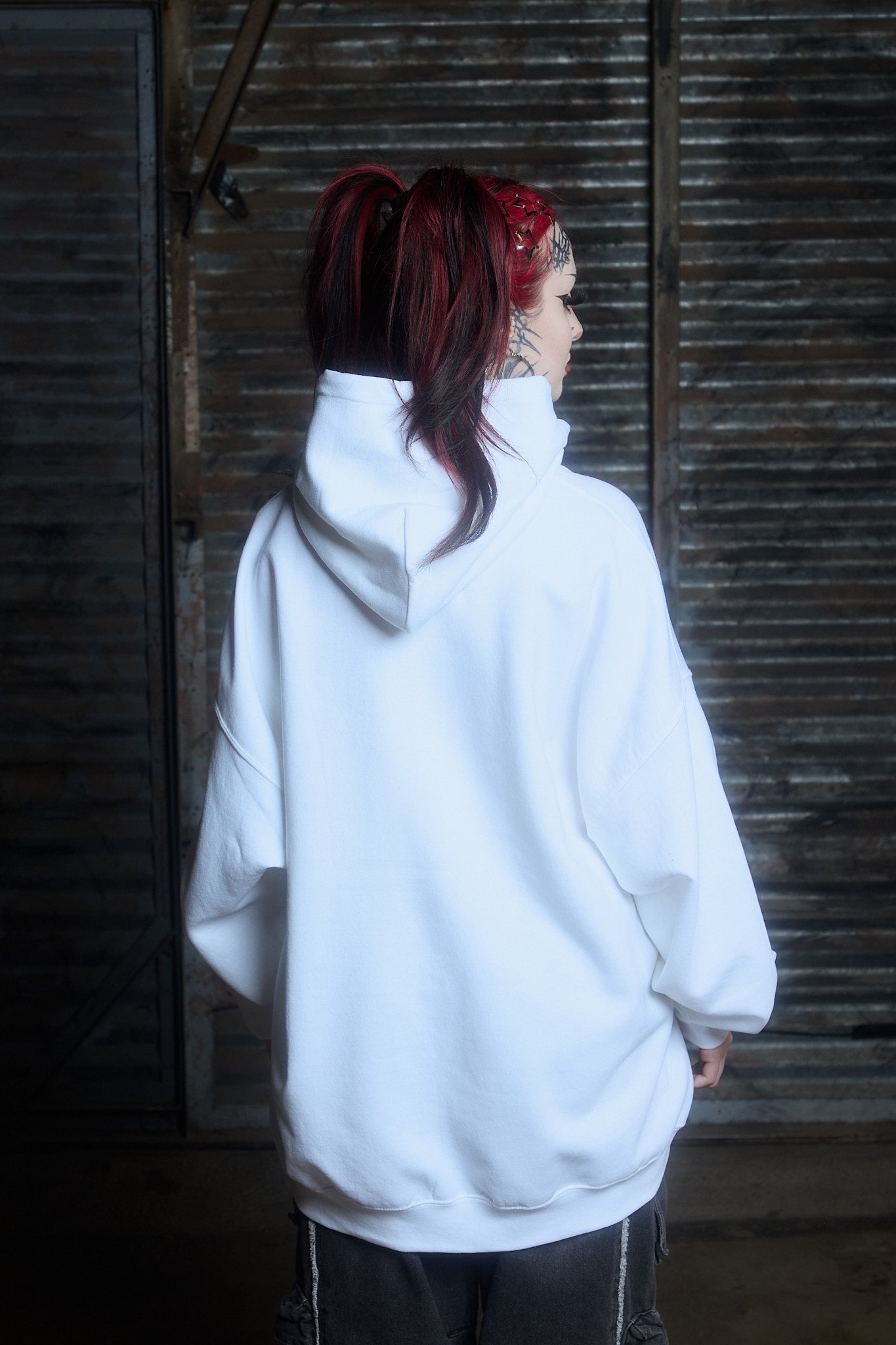 EO Barcode Hooded Sweatshirt