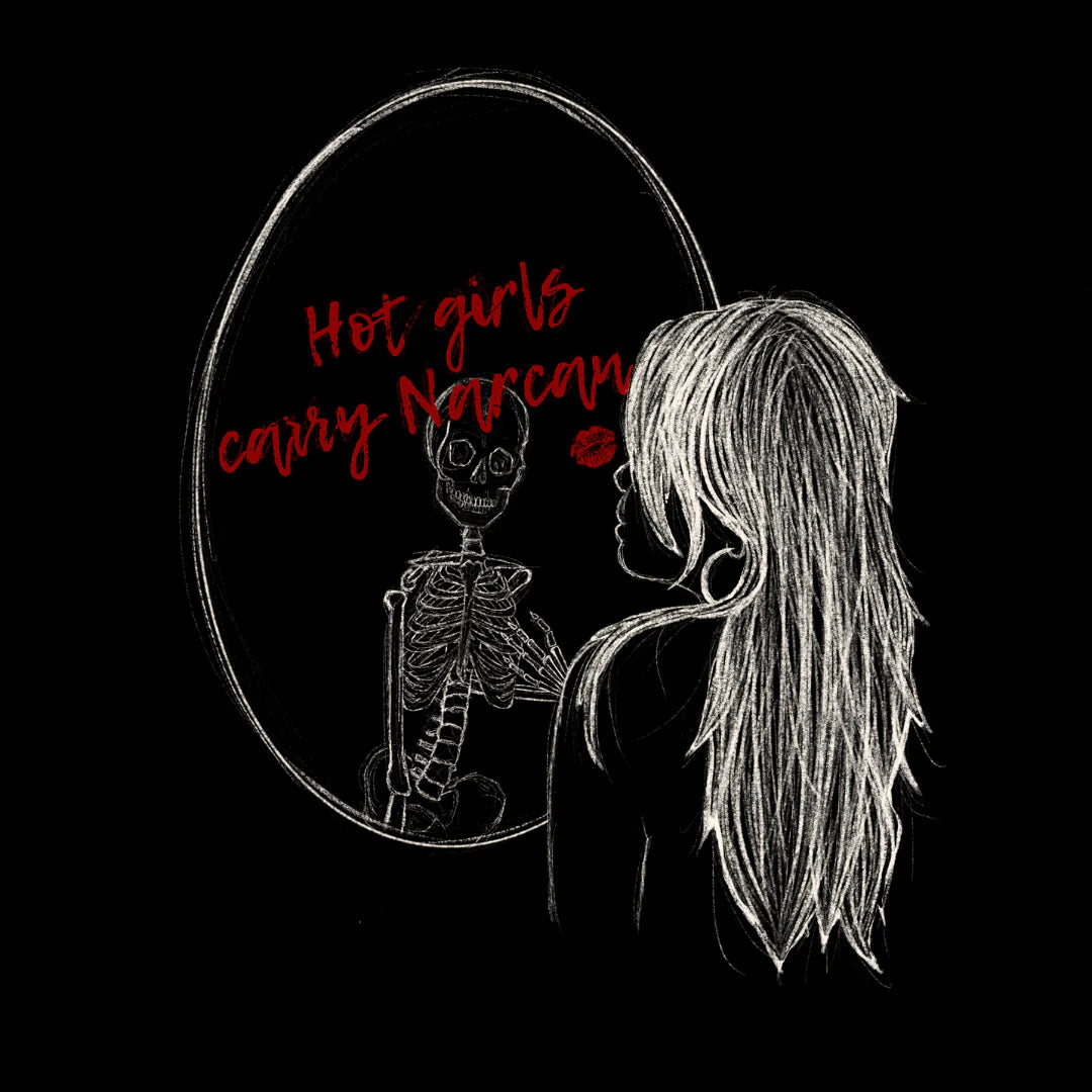 BULK "Hot Girls Carry Narcan" Sticker