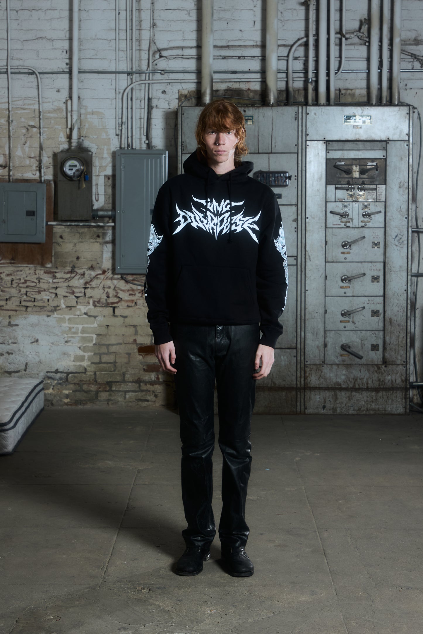 "END OVERDOSE" - HVY MTL BLACK HOODIE