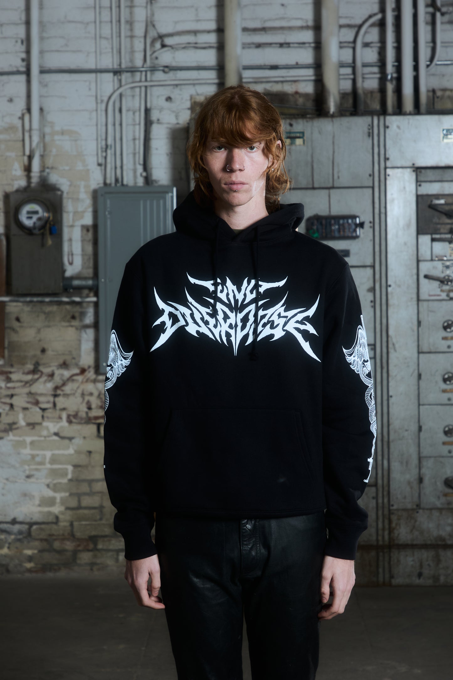 "END OVERDOSE" - HVY MTL BLACK HOODIE