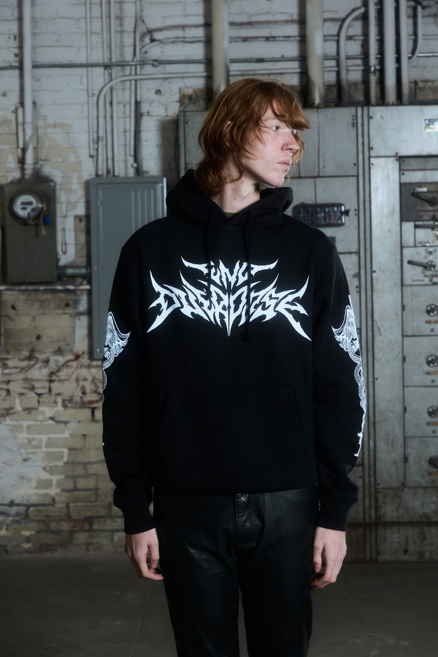 "END OVERDOSE" - HVY MTL BLACK HOODIE