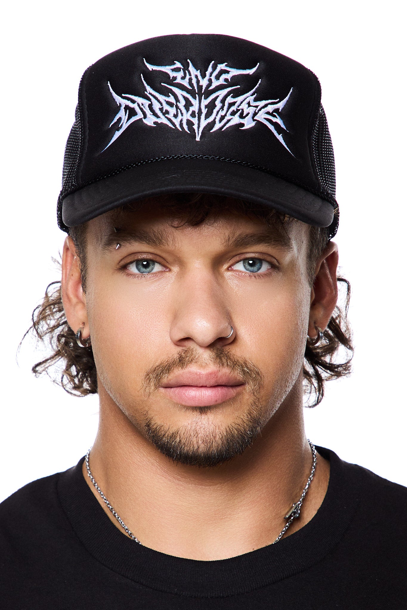 Metal Logo Trucker Hat