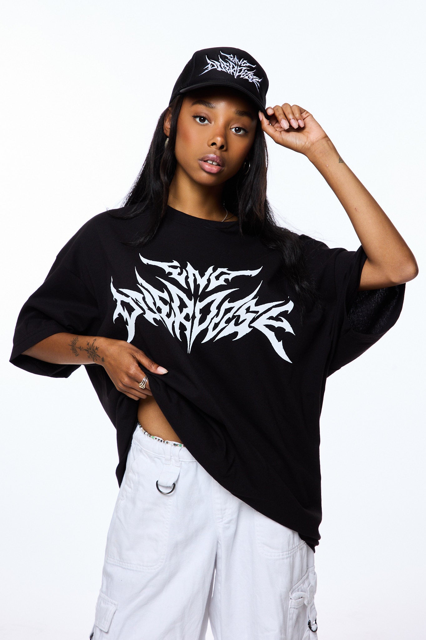 Black Metal Logo Tee