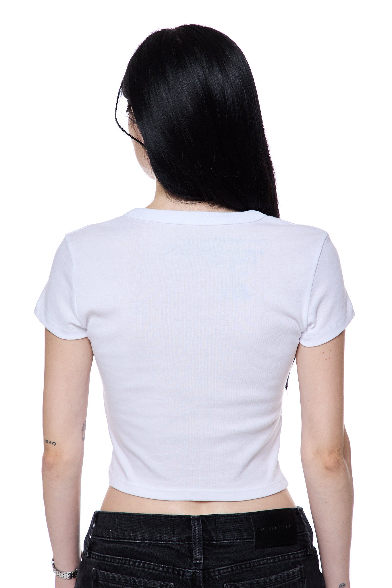 Naloxone Serif Logo Baby Tee (PREORDER)