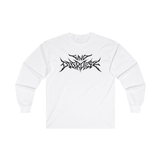 White Metal-Font long Sleeve