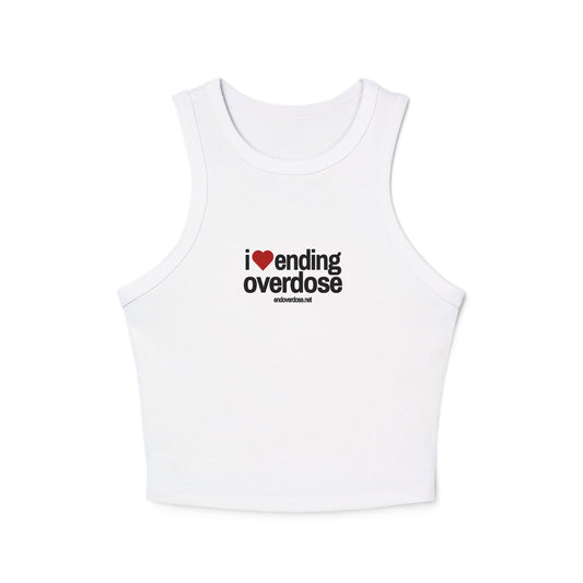 I Love Ending Overdose - Micro Rib Racer Tank