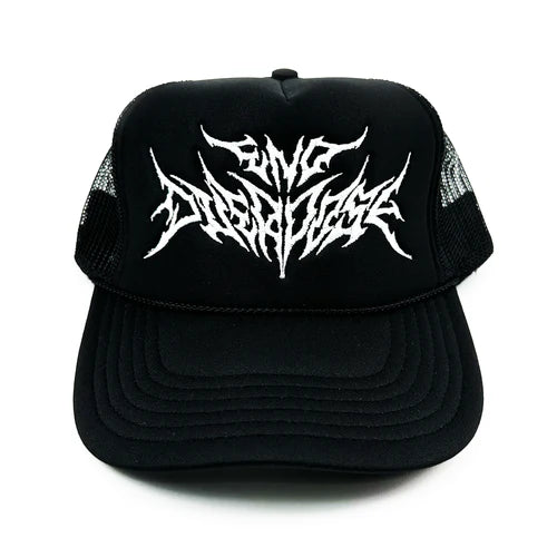 "END OVERDOSE" BLACK TRUCKER HAT