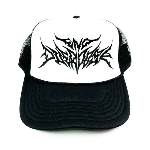 "END OVERDOSE" WHITE TRUCKER HAT