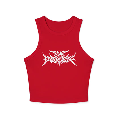 Heavy Metal Logo - Micro Rib Racer Tank