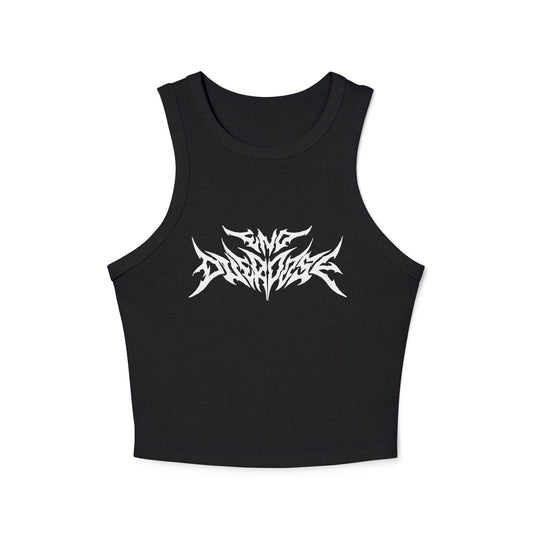 Heavy Metal Logo - Micro Rib Racer Tank