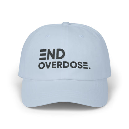Black Logo Embroidered Classic Dad Cap